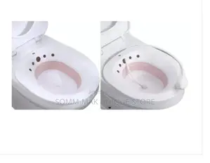 Sitz Bath Over the Toilet Bowl With Pump