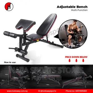 Brand New Adjustable Bench, Multi Function