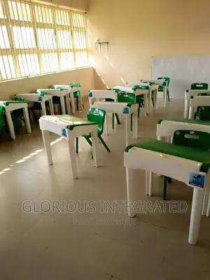 School Desk and Table