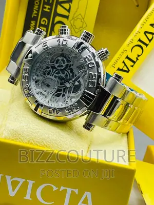 Original INVICTA Silver Chain Watch Available in Store