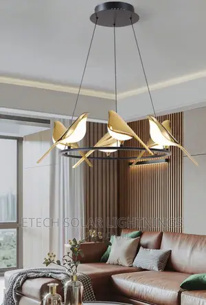 600mm L E D Nordic Bird Design Dropping Chandelier Light