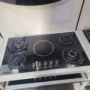 5 Burner Gas Cooker Tempered Glass Cooktops