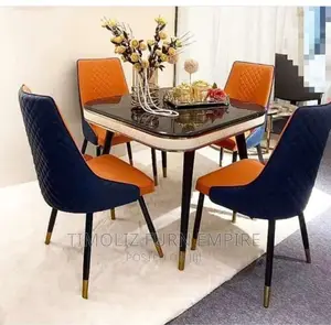 4 Seaters Marble Dining Set