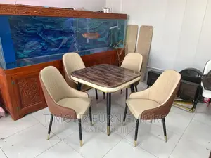 4 Seaters Marble Dining Set