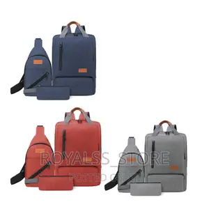 New Usb 3pcs Unisex Laptop Bag