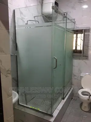 Shower Glass Cubicle Flat Pipe