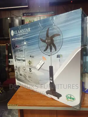 Brand New GLAMSTAR 18"Super Rechargeable Fan>>Remote Control