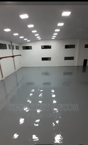 Grey Finish Industrial Epoxy Flooring