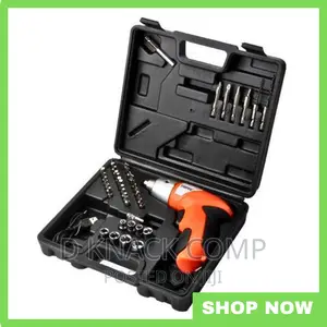 4.8V Cordless Screwdriver Drill Driver Bits Set Rechargeable