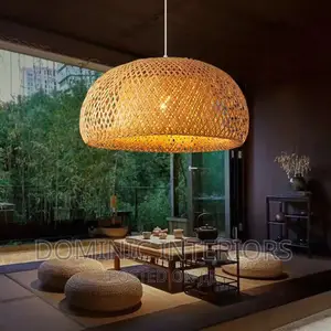 Round Bamboo Candlesticks