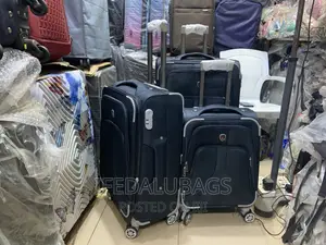 Set of Quality Navy Blue Good Pathner Travel Luggage