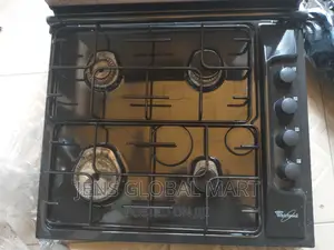 UK Used 4 Burners Flat Gas Cooker With Cover
