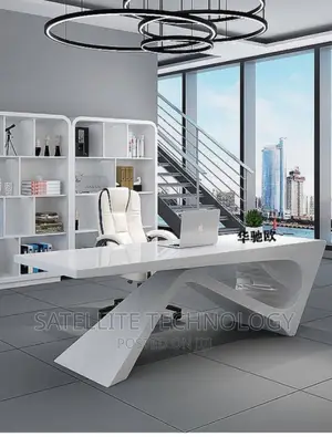 Executive Table and Shelves