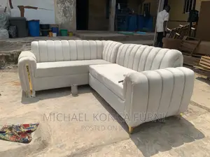 Luxurious L Shape Sofa With Single