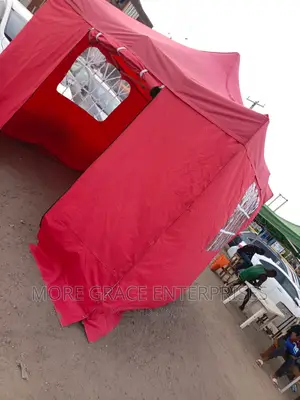 Foldable Gazebo Tent 10 by 10 Feet White Pole, Side Walls.
