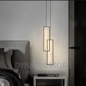 Modern Twin Rectangle Led Pendant