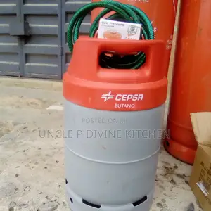 Tokunbo 12.5kg Gas Cylinder, Gas Regulator, 3yards of Host.