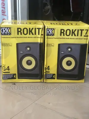 KRK Rokit 7 G4 Studio Monitor Speaker Bundle - Pair (Black)
