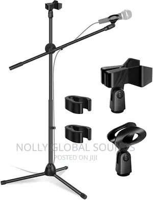Tripod Leg Adjustable Floor Microphone Stand