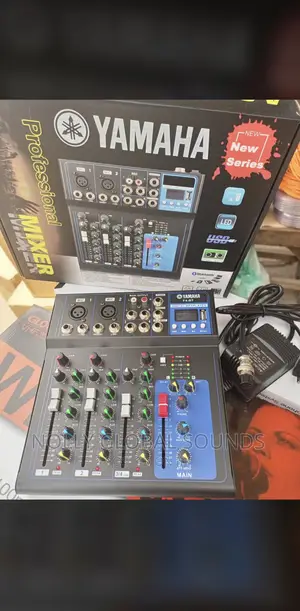 Yamaha 4 Channel Mixer With USB Port and Bluetooth - F4