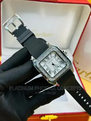 Catier Rubber Stone Wristwatch