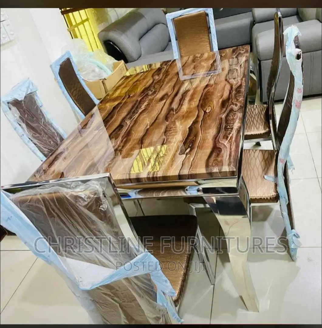 Quality Marble Top Dining Table Set