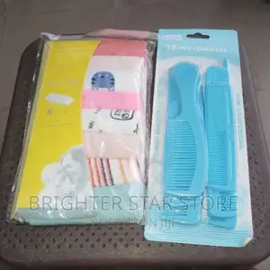 Baby Comb 12 PCS + Facetowel 8 PCS - Pink Mix