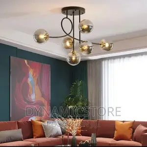 Nordic Glass Ball Ceiling Contemporary Chandelier