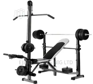 Portable Weight Bench With Lat Pull( Only Bench)