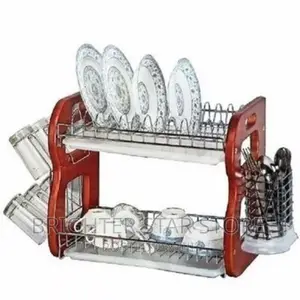 16" Plate Rack Drainer - 2 Layers