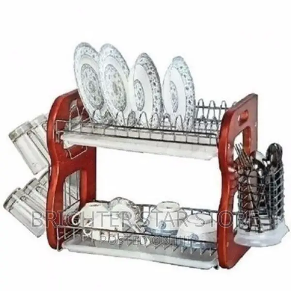 16" Plate Rack Drainer - 2 Layers