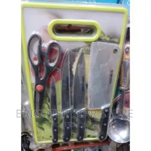 Sets of Kitchen Knives,Sharpener+ Free Chopping Board