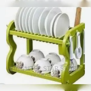 Plastic 2 Layers Dish Rack and Drainer