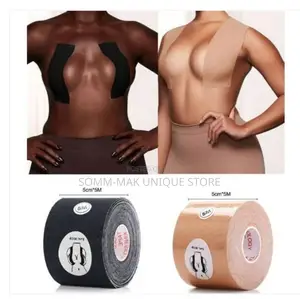2in1 Boob Tape for Women - Invisible Bra Nipple Cover