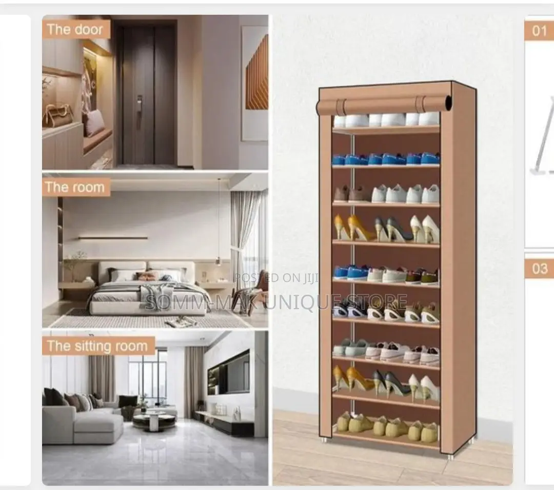 10 Layer Multipurpose Dust Proof Shoe Storage Rack