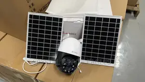 4G V380 Double Panels PTZ Camera