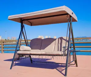 Modern 2 or 3 Seaters Outdoor Swing With Roof Cover