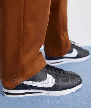 Original Nike Cortez *Black/White Men Women Sneakers *