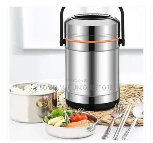 Insulated Stainless Steel Thermos Bento Food Flask - 1.4L