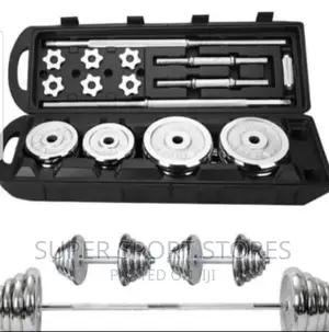 Affordable 50kg Chrome Dumbbell Set