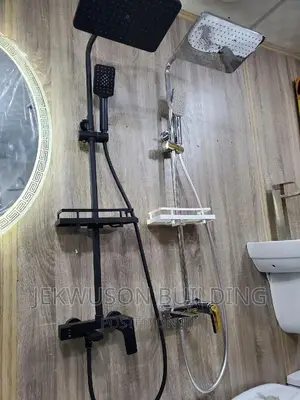 Original Steel Shower Mixer Tap With Soap Dish