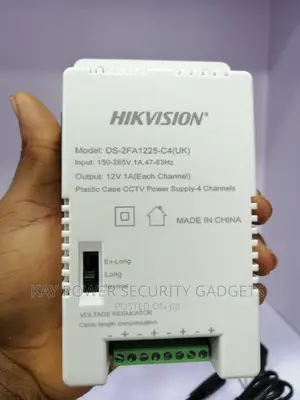 Hikvision 4 Way Power Supply Box