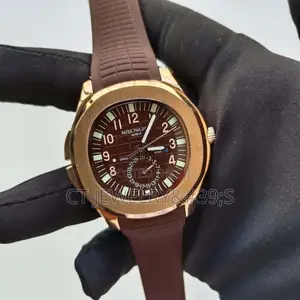 Nice Patek Philippe Aquanaut Travel Time Brown Dial Rosegold