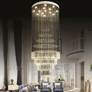 New Luxury L E D Staircase ,Duplex Dropping Chandelier Light