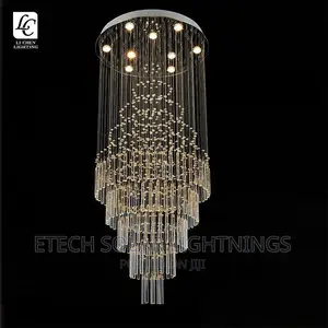 New Luxury L E D Staircase ,Duplex Dropping Chandelier Light