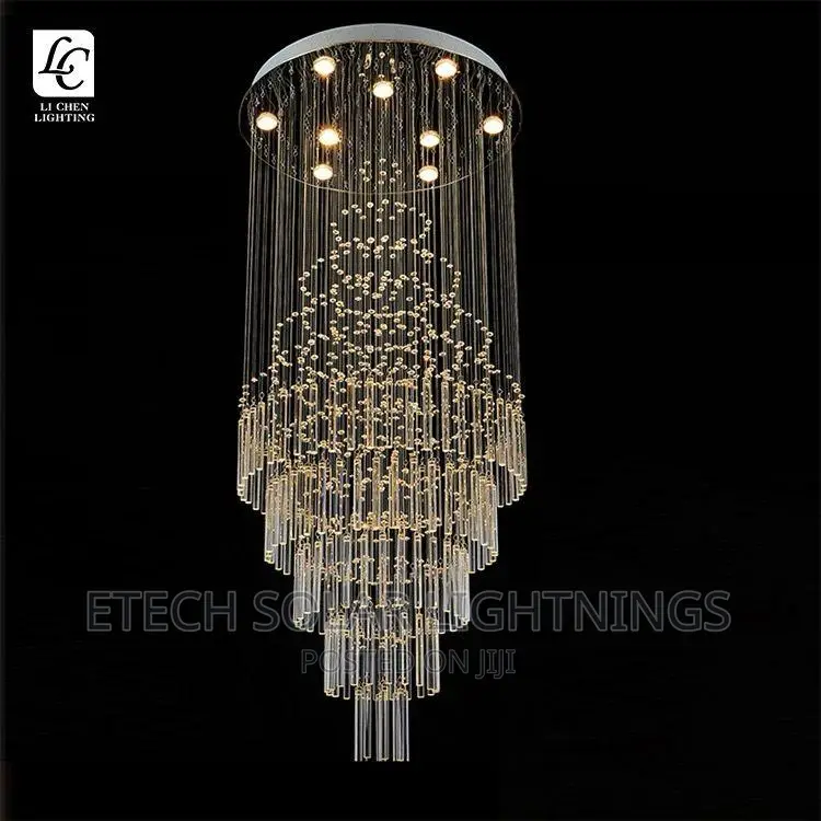 New Luxury L E D Staircase ,Duplex Dropping Chandelier Light