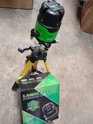 Tiler Green Light 5 Line Laser Level 360 Rotary Laser Line