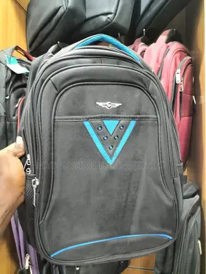 Unisex Luxury Multicolour Backpack - Black