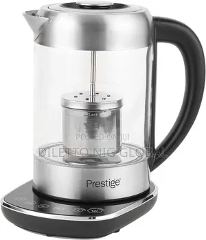Prestige 2 in 1 Tea and Water Glass Kettle With Digital Base