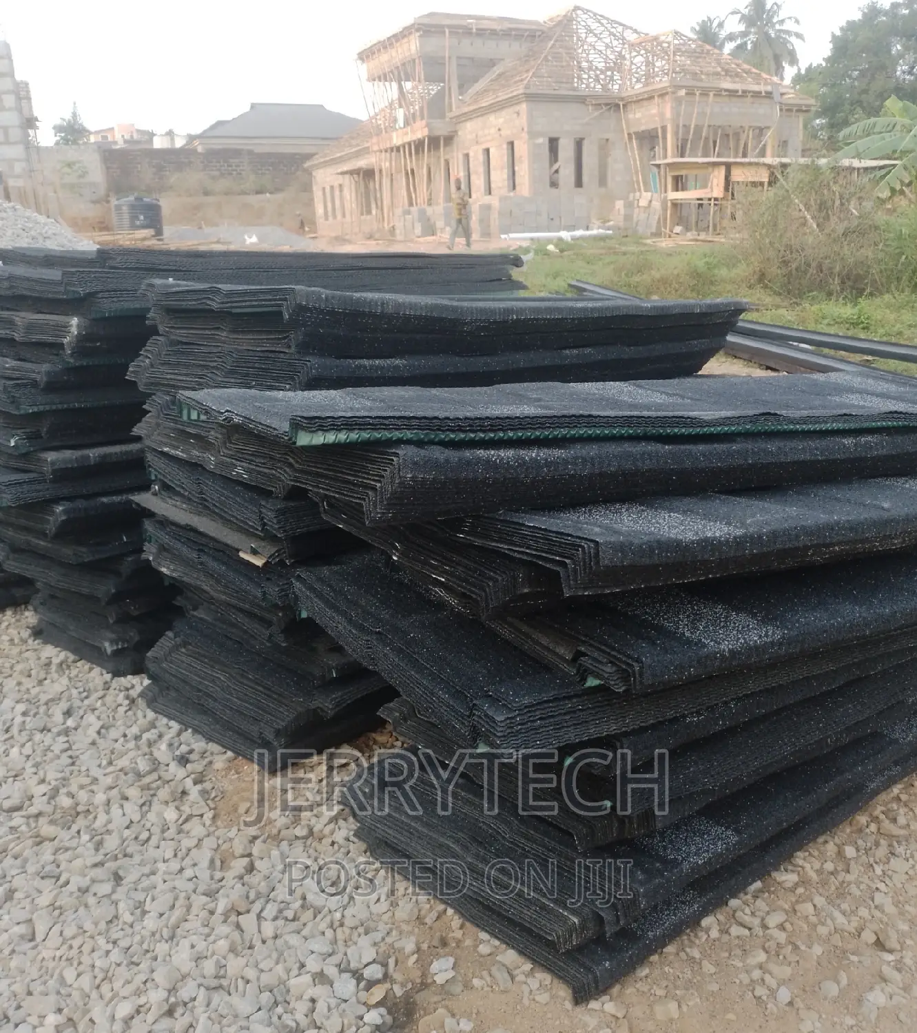 Jerrytech Black White Dots Shingles